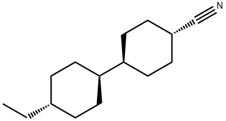 [trans(trans)]-4'-ethyl[1,1'-bicyclohexyl]-4-carbonitrile Struktur