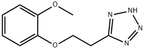 5-[2-(2-Methoxyphenoxy)ethyl]-1H-tetrazole Struktur