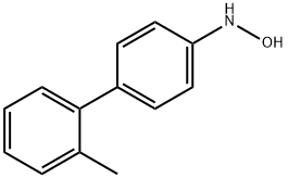 Hydroxylamine, N-(2'-methylbiphenyl-4-yl)- Struktur