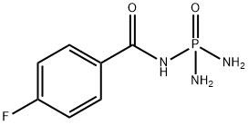 N-(DIAMINOPHOSPHINYL)-4-FLUOROBENZAMIDE Struktur