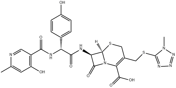 Cefpiramide acid Struktur