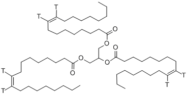 TRIOLEIN, [9,10-3H(N)] Struktur