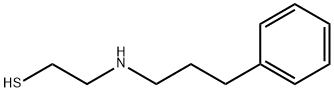 2-[(3-Phenylpropyl)amino]ethanethiol Struktur