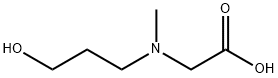 Glycine, N-(3-hydroxypropyl)-N-methyl- (9CI) Struktur