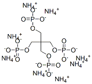 [Methanetetrayltetrakis(methyleneoxy)]tetraphosphonic acid octaammonium salt Struktur