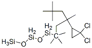 3-(2,2-Dichlorocyclopropyl)-1,1,1,3,5,5,5-heptamethylpentanetrisiloxane Struktur