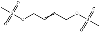 CIS-1,4-BIS-(METHYLSULFONYLOXY)-BUT-2-ENE Struktur