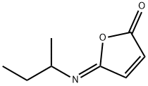 2(5H)-Furanone, 5-[(1-methylpropyl)imino]-, (5Z)- (9CI) Struktur