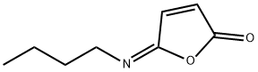 2(5H)-Furanone, 5-(butylimino)-, (5E)- (9CI) Struktur