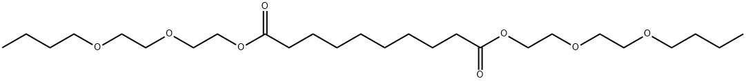 Decanedioic acid bis[2-(2-butoxyethoxy)ethyl] ester Struktur