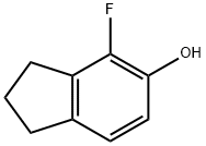 1H-Inden-5-ol, 4-fluoro-2,3-dihydro- (9CI) Struktur