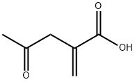 Pentanoic acid, 2-methylene-4-oxo- (9CI) Struktur