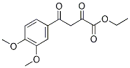 ethyl 4-(3,4-dimethoxyphenyl)-2,4-dioxobutanoate Struktur