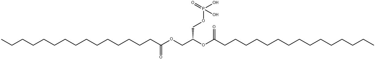 L-A-PHOSPHATIDIC ACID, DIPALMITOYL*FREE ACID Struktur