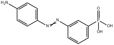 [3-[(4-Aminophenyl)azo]phenyl]phosphonic acid Struktur