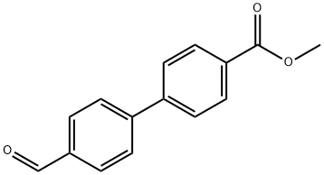 4'-FORMYLBIPHENYL-4-CARBOXYLIC ACID METHYL ESTER Structure