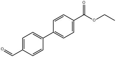 4'-FORMYL-BIPHENYL-4-CARBOXYLIC ACID ETHYL ESTER Struktur