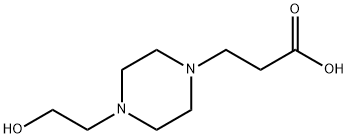 3-[4-(2-HYDROXY-ETHYL)-PIPERAZIN-1-YL]-PROPIONIC ACID Struktur