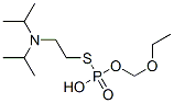 N-[2-(ethoxy-methyl-phosphoryl)sulfanylethyl]-N-propan-2-yl-propan-2-a mine Struktur