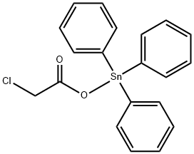 (chloroacetoxy)triphenylstannane  Struktur