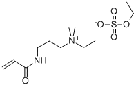 METHACRYLOYL AMINOPROPYL DIMETHYLETHYL AMMONIUM ETHYLSULFATE Struktur