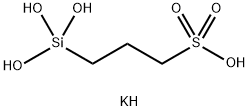 3-(Trihydroxysilyl)-1-propanesulfonic acid potassium salt Struktur