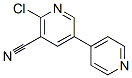 6-Chloro-3,4'-bipyridine-5-carbonitrile Struktur