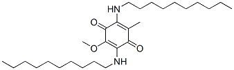 2,5-Bis(decylamino)-3-methoxy-6-methyl-1,4-benzoquinone Struktur