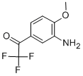 Ethanone, 1-(3-amino-4-methoxyphenyl)-2,2,2-trifluoro- (9CI) Struktur