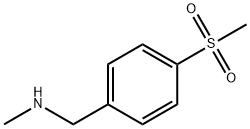 N-methyl-4-(methylsulfonyl)benzenemethanamine Struktur