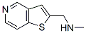 Thieno[3,2-c]pyridine-2-methanamine, N-methyl- (9CI) Struktur