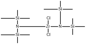 ZIRCONIUM BIS(HEXAMETHYLDISILAZIDE)DICHLORIDE Struktur