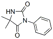 5,5-dimethyl-3-phenyl-imidazolidine-2,4-dione Struktur