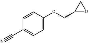 (S)-4-(OXIRAN-2-YLMETHOXY)BENZONITRILE Struktur