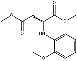 2-Butenedioic acid, 2-[(2-Methoxyphenyl)aMino]-, 1,4-diMethyl ester Struktur