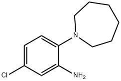 2-(1-Azepanyl)-5-chloroaniline Struktur