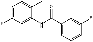 Benzamide, 3-fluoro-N-(5-fluoro-2-methylphenyl)- (9CI) Struktur