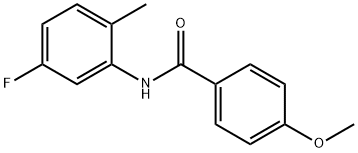 Benzamide, N-(5-fluoro-2-methylphenyl)-4-methoxy- (9CI) Struktur