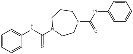 N~1~,N~4~-diphenyl-1,4-diazepane-1,4-dicarboxamide Struktur