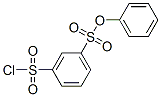 3-(Chlorosulfonyl)benzenesulfonic acid phenyl ester Struktur