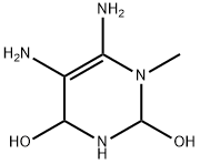 2,4-Pyrimidinediol,  5,6-diamino-1,2,3,4-tetrahydro-1-methyl- Struktur