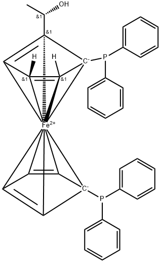 (S)-(R)-BPPFOH Struktur