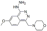 7-methoxy-4-morpholinomethyl-1-hydrazinophthalazine Struktur