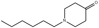 1-HEXYLTETRAHYDRO-4(1H)-PYRIDINONE Struktur