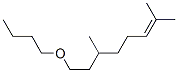 8-butoxy-2,6-dimethyloct-2-ene Struktur