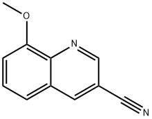 8-Methoxy-3-quinolinecarbonitrile Struktur