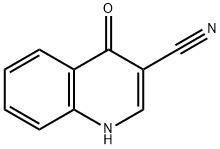 3-Quinolinecarbonitrile, 1,4-dihydro-4-oxo- Struktur