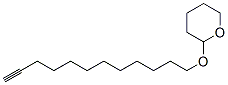 12-(Tetrahydro-2H-pyran-2-yloxy)-1-dodecyne Struktur