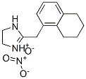 4,5-dihydro-2-[(5,6,7,8-tetrahydro-1-naphthyl)methyl]-1H-imidazolium nitrate Struktur