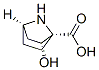 7-Azabicyclo[2.2.1]heptane-1-carboxylic acid, 2-hydroxy-, (1S,2R,4R)- (9CI) Struktur